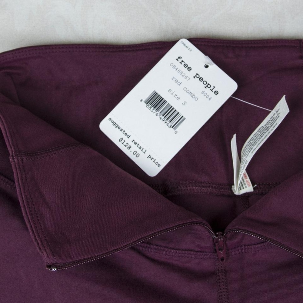 EUC Free People Movement Red Combo Active Leggings - Picture 3 of 4